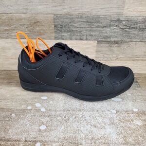 Serfas Trax MTB Mens Cycling Shoes Sz 12 EU 46 Black Lace-Up Low Top Sneakers
